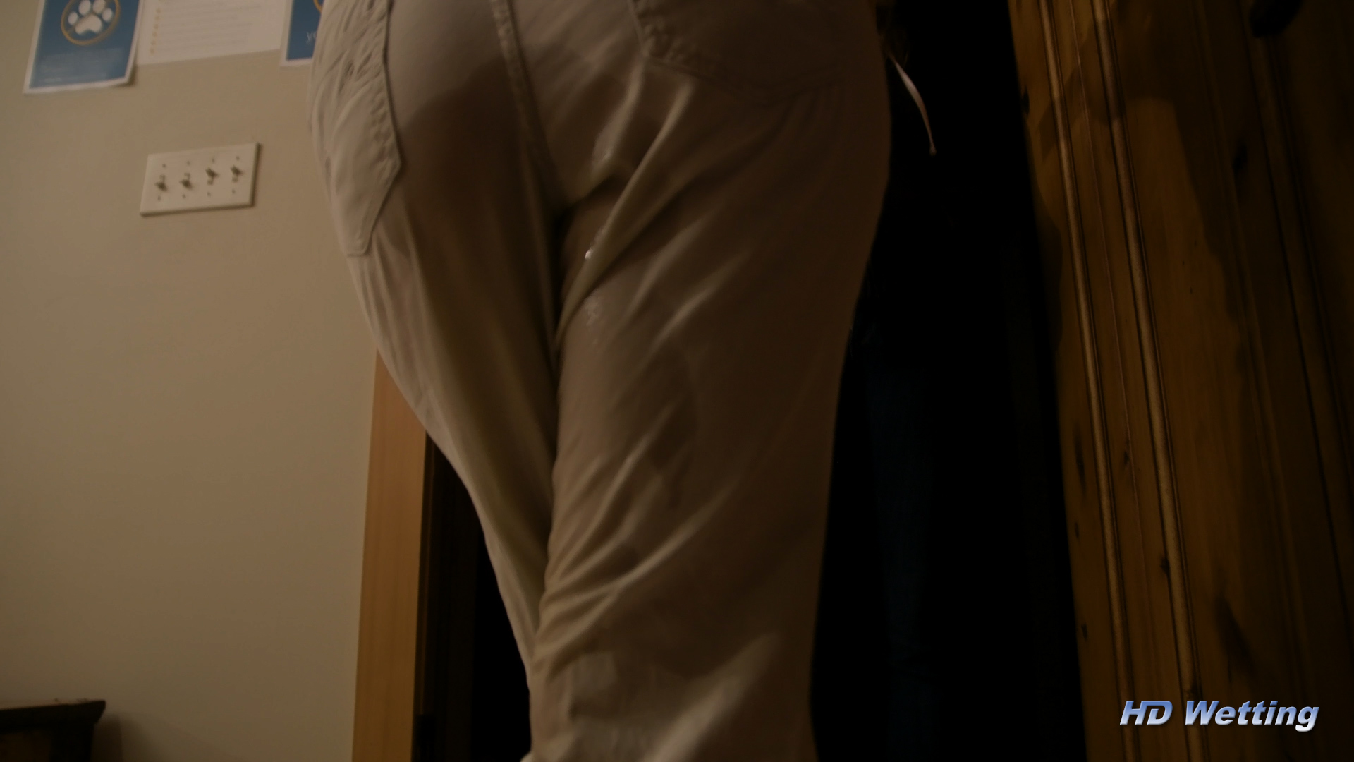 pizza-9 Sosha's light colored pants grow transparent as she pees in them