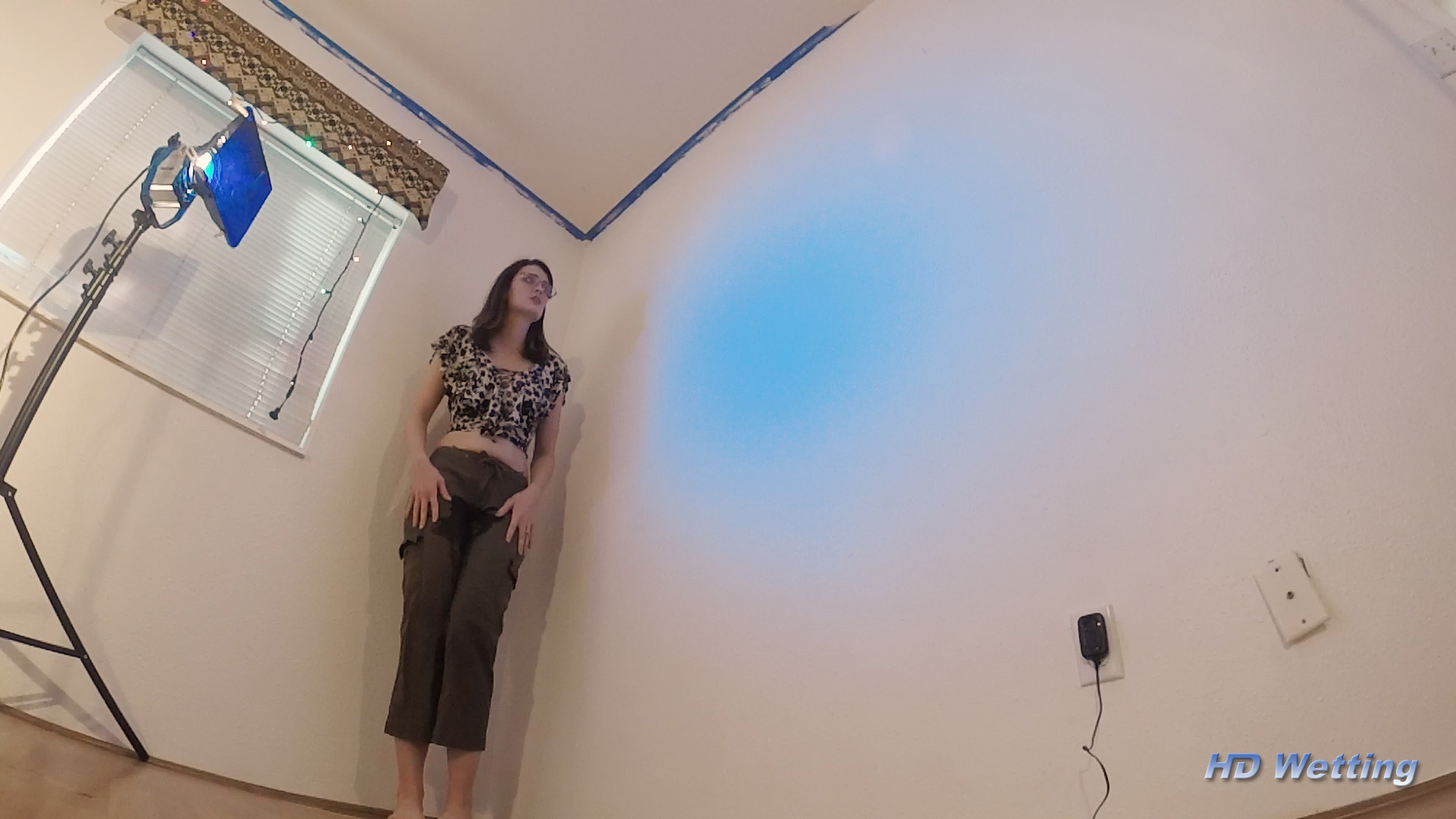 one-shot-4 A large wet patch is visible as Sosha pees in her pants.
