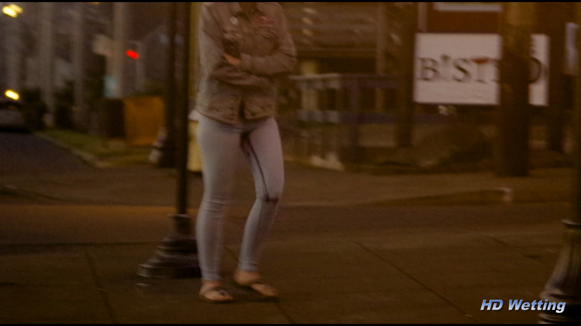 small-8 Sosha walks away trying to hide her embarrassing accident.