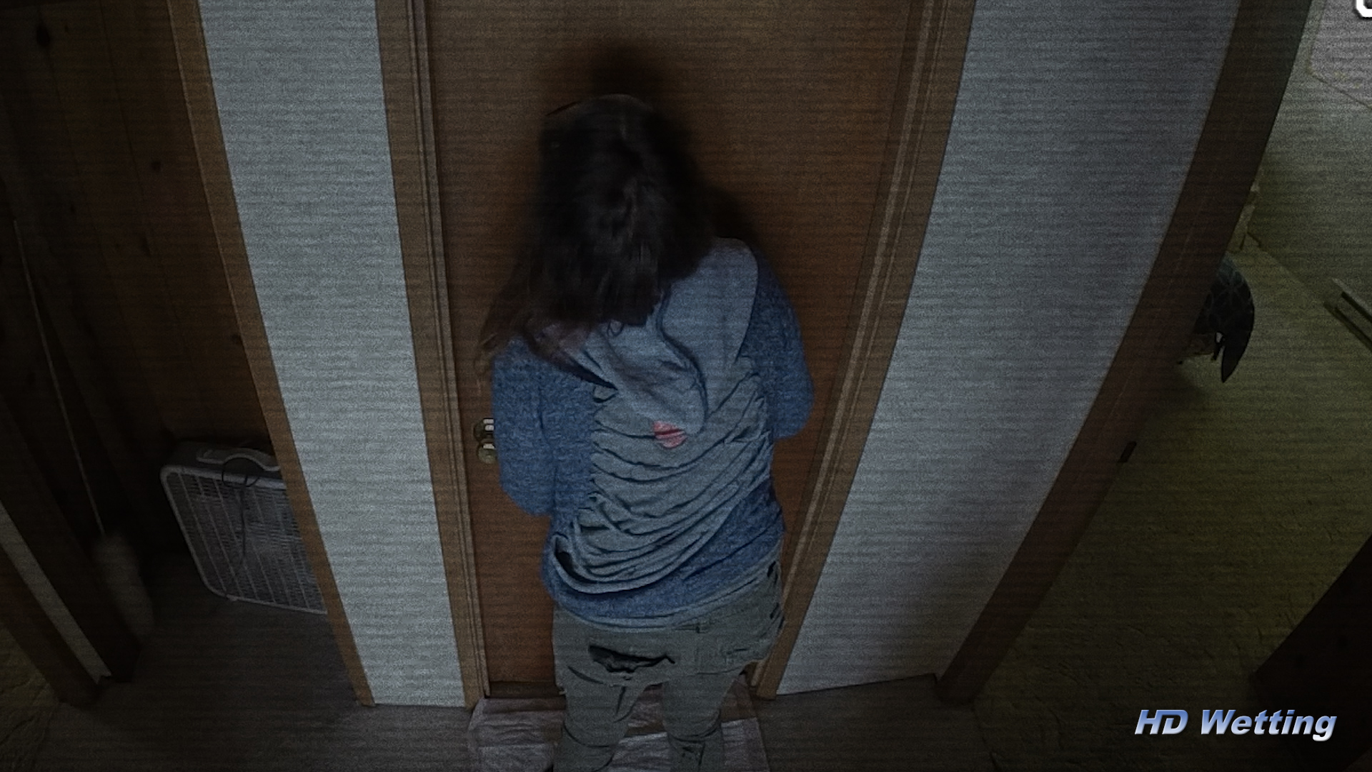 camera-8 Alisha arrives at the bathroom, only to find the door locked