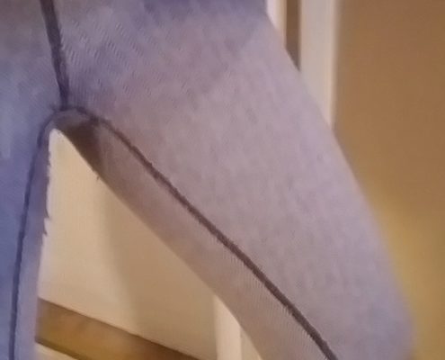 Alisha peeing in her leggings
