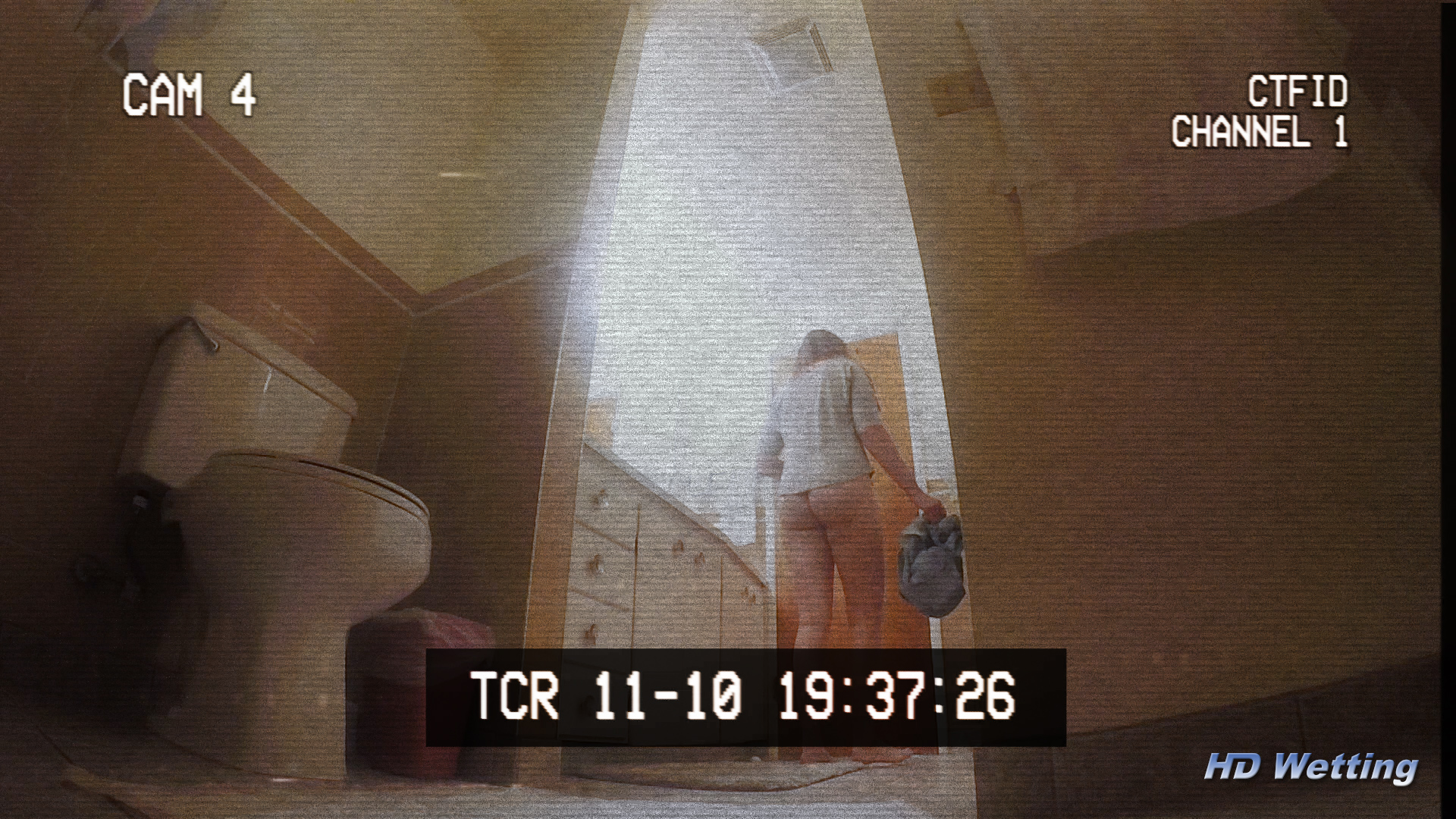 not-10 Hidden camera captures Alisha wetting her pants