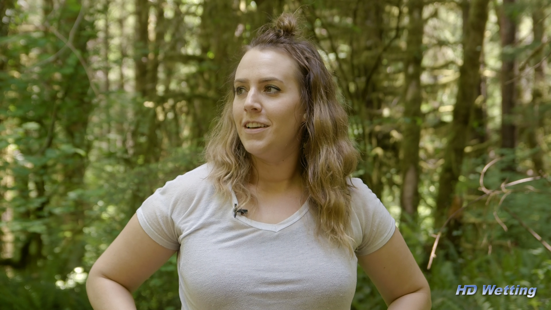 oncam-10 Standing in the forest and reflecting on peeing in her underwear.