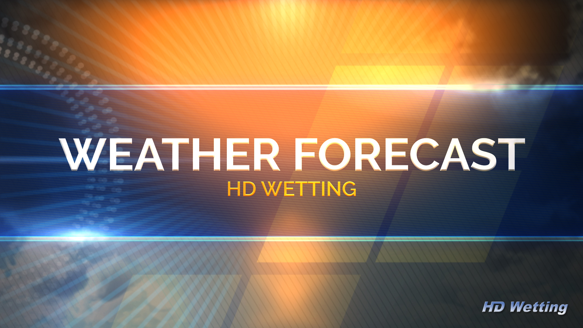 wx-1 Weather forecast opening graphic.