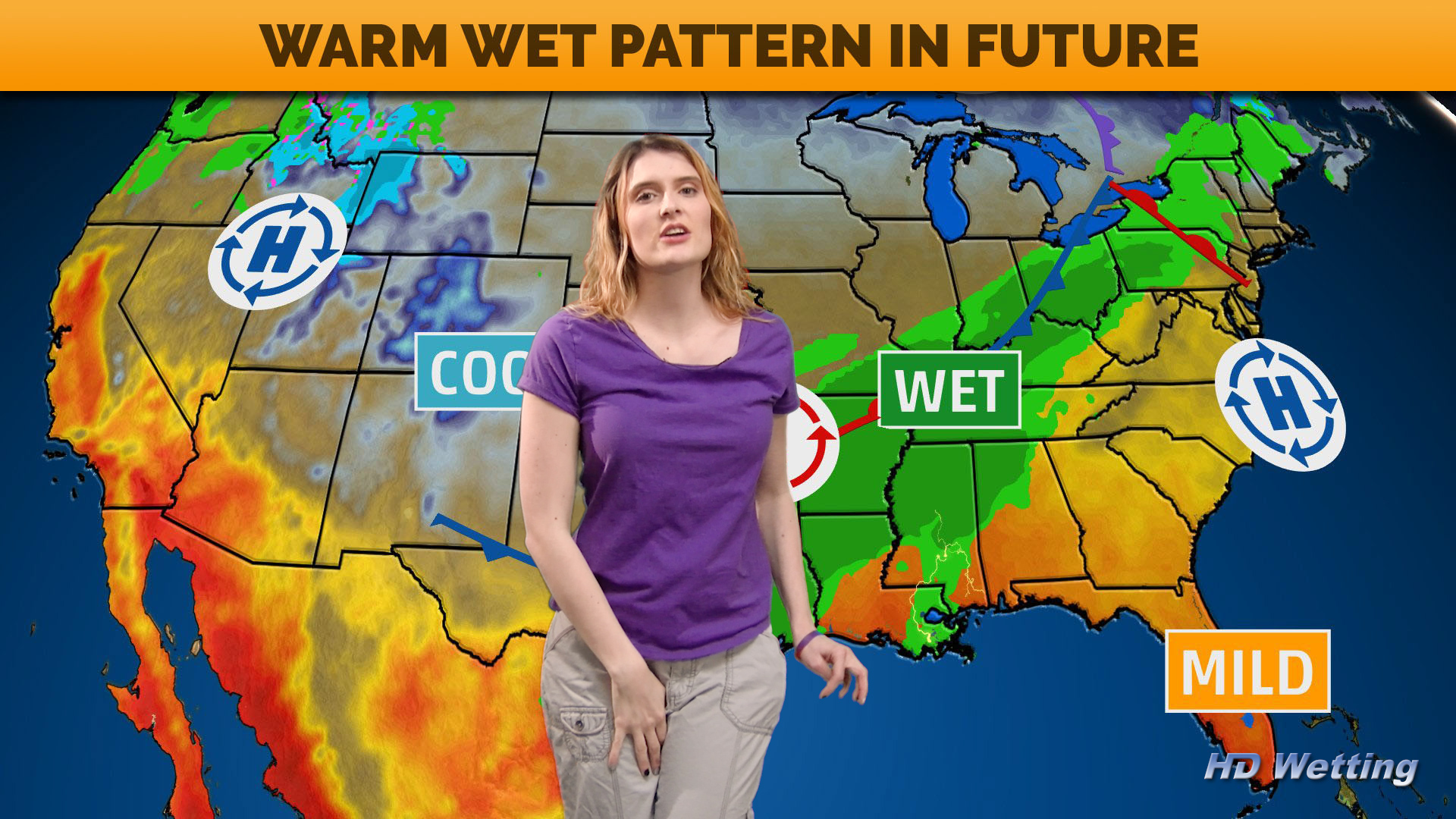 wx-4 Sosha starts to fidgit and look uncomfortable during the forecast.